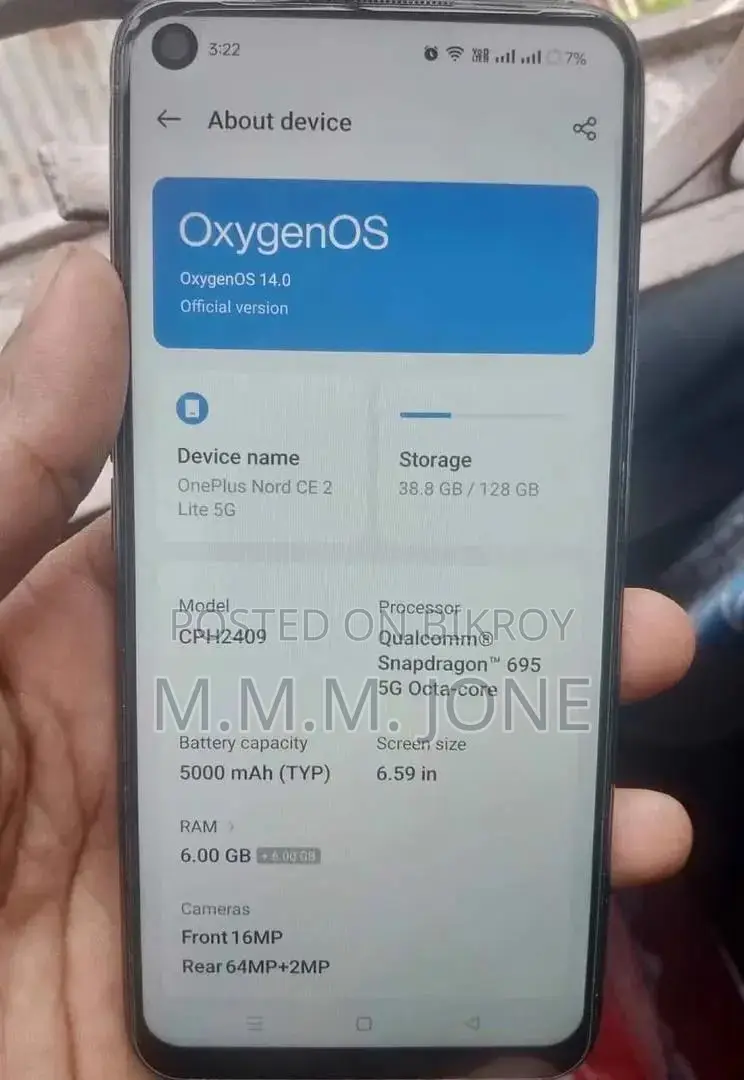 OnePlus Nord CE 2 Lite 5G 128 GB Black