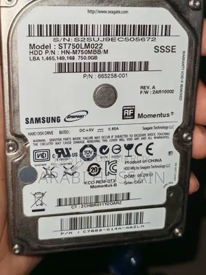 Samsung 750gb Laptop HDD
