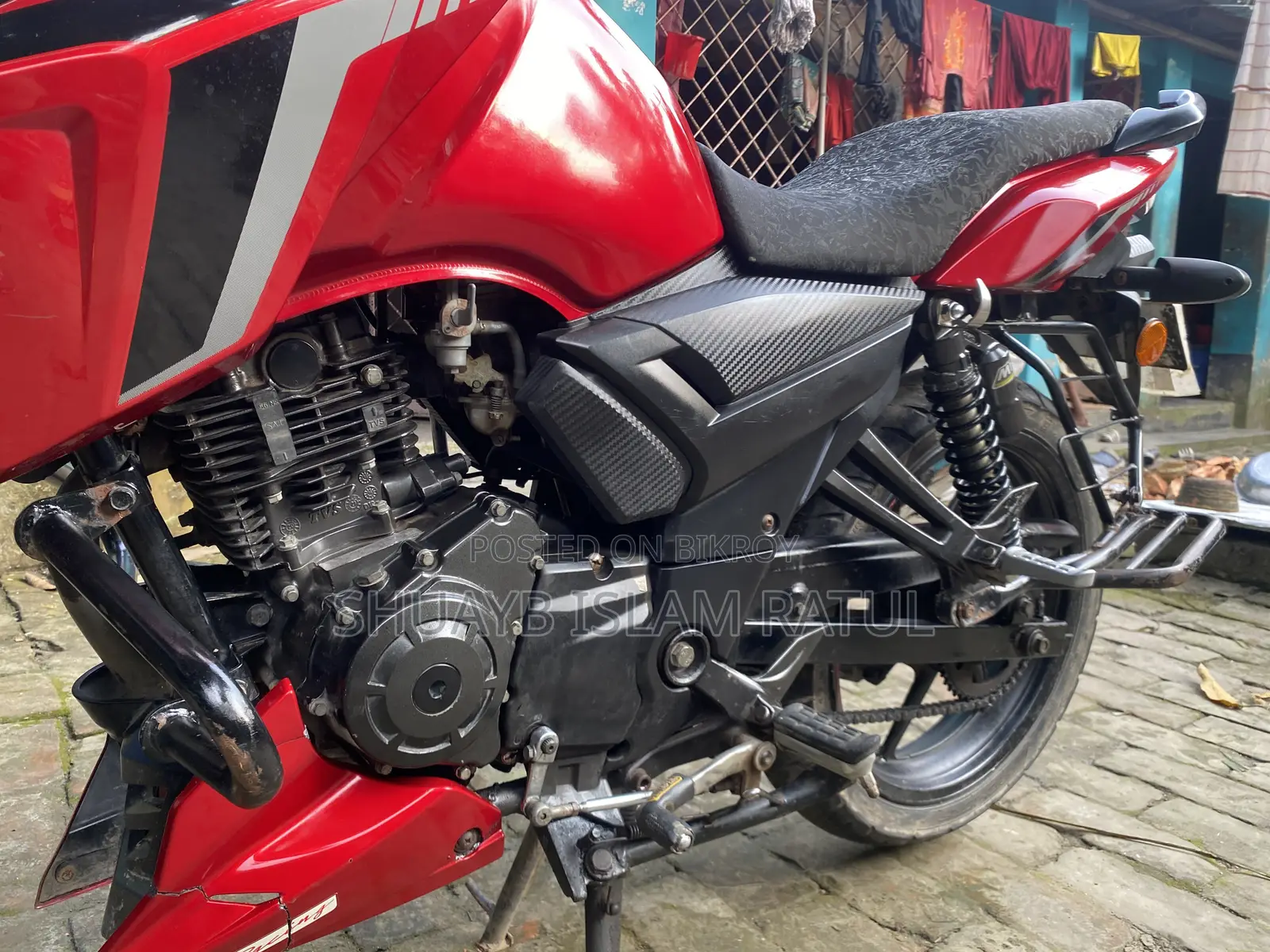 TVS Apache RTR 160 2V 2021 Red