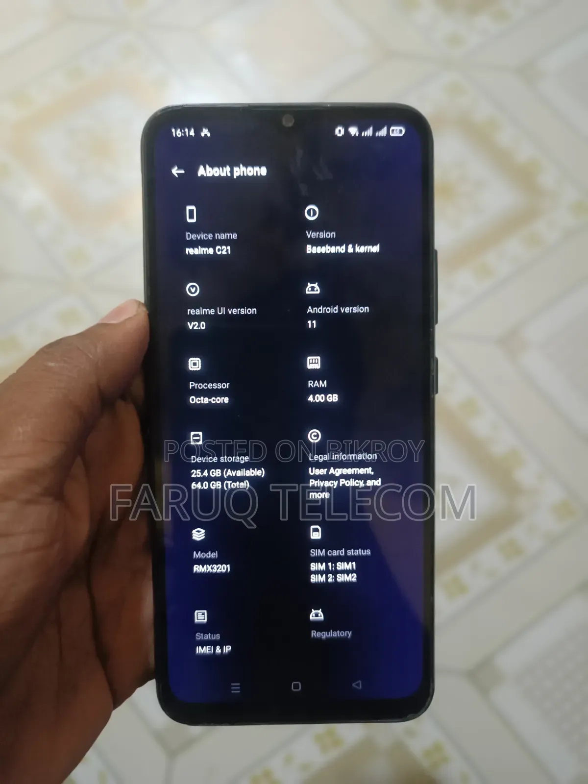 Realme C21Y 64 GB Black