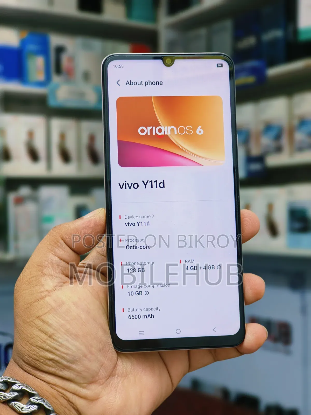 Vivo Y11d 128 GB White