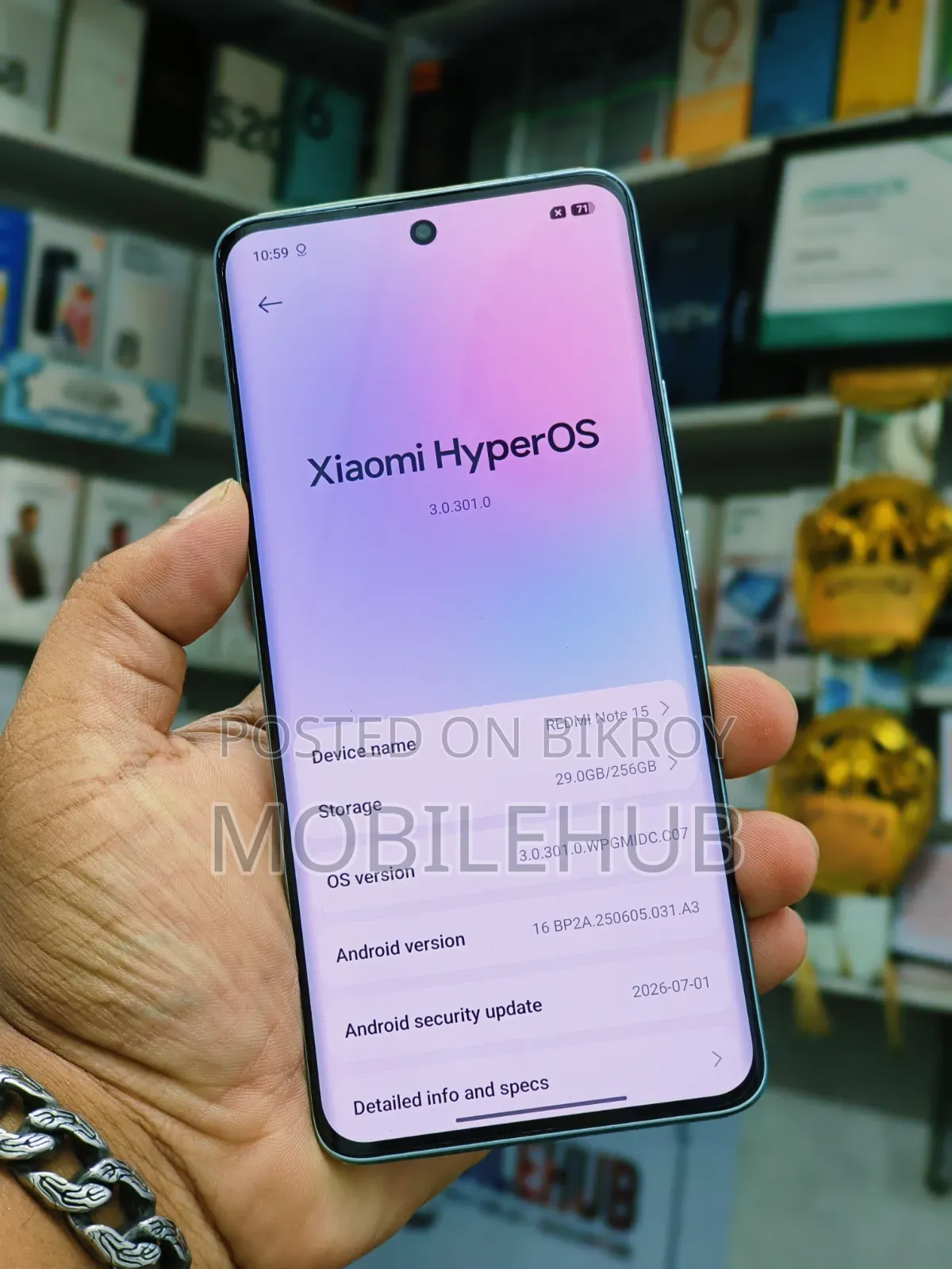 Xiaomi Redmi Note 15 256 GB Silver