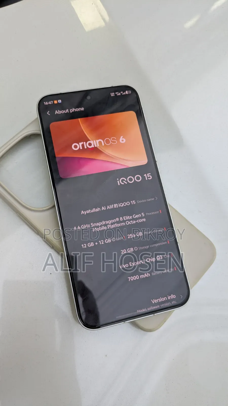 Vivo iQOO 15 256 GB White