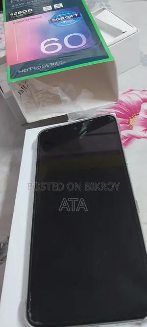 ইনফিনিক্স হট ৬০আই ১২৮ জিবি সিলভার