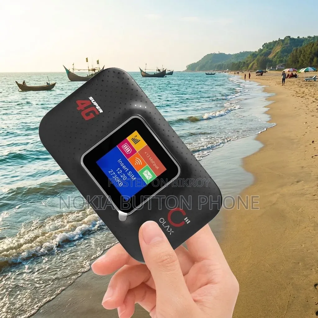 OLAX MF982 4G LTE Pocket Router – Black Color