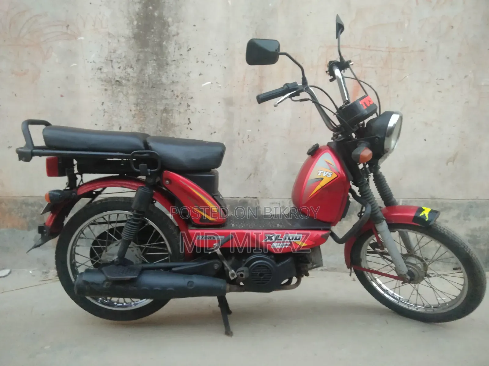 টিভিএস এক্সএল ১০০ আই-টাচ ২০২২ লাল