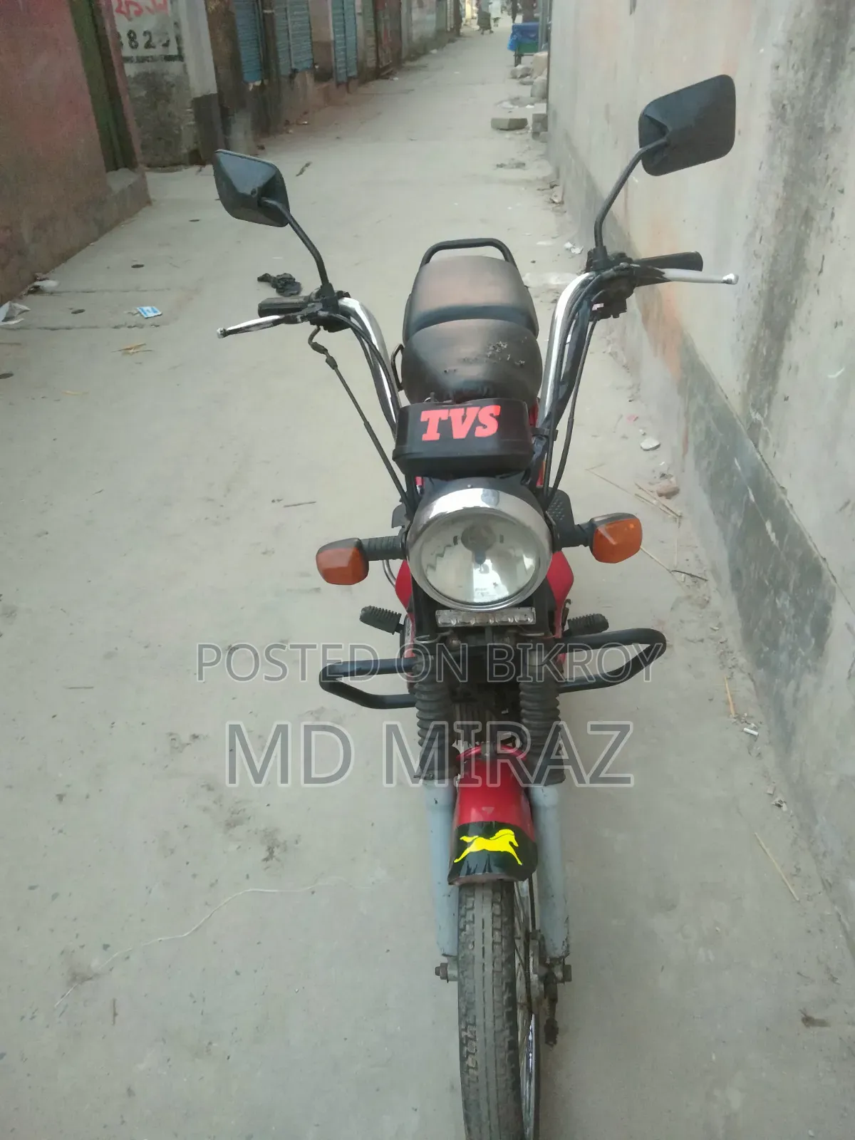 টিভিএস এক্সএল ১০০ আই-টাচ ২০২২ লাল