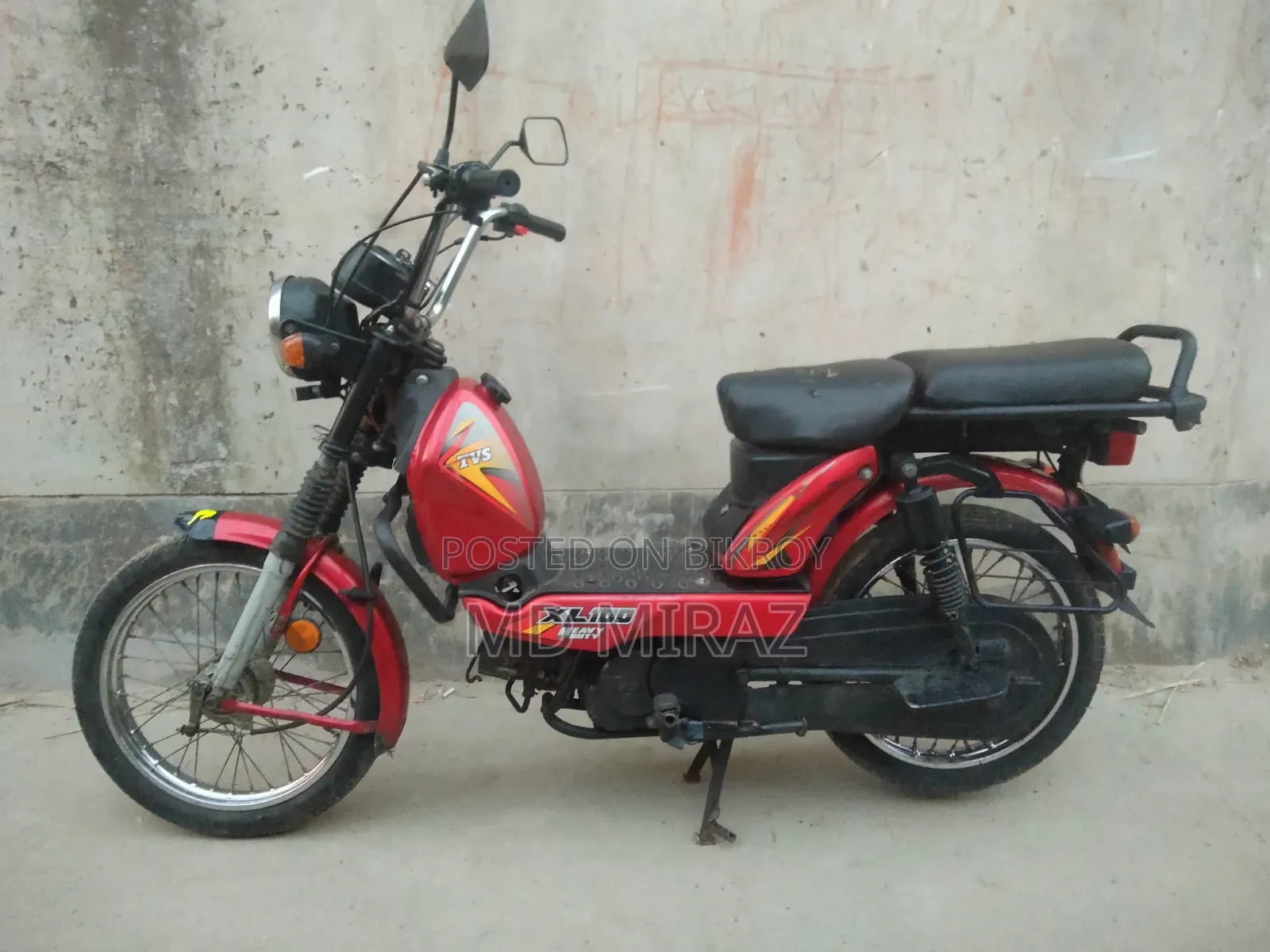 টিভিএস এক্সএল ১০০ আই-টাচ ২০২২ লাল