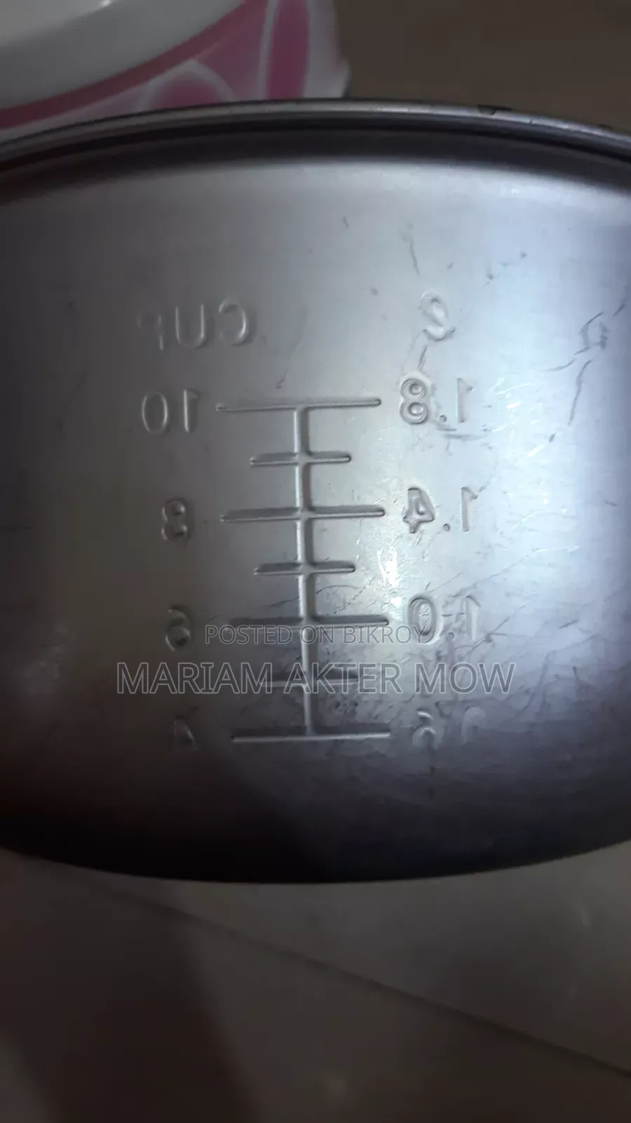 রাইস কুকার 1.8 লিটার ক্যাপাসিটি এম আর সি -180pkm 3in1