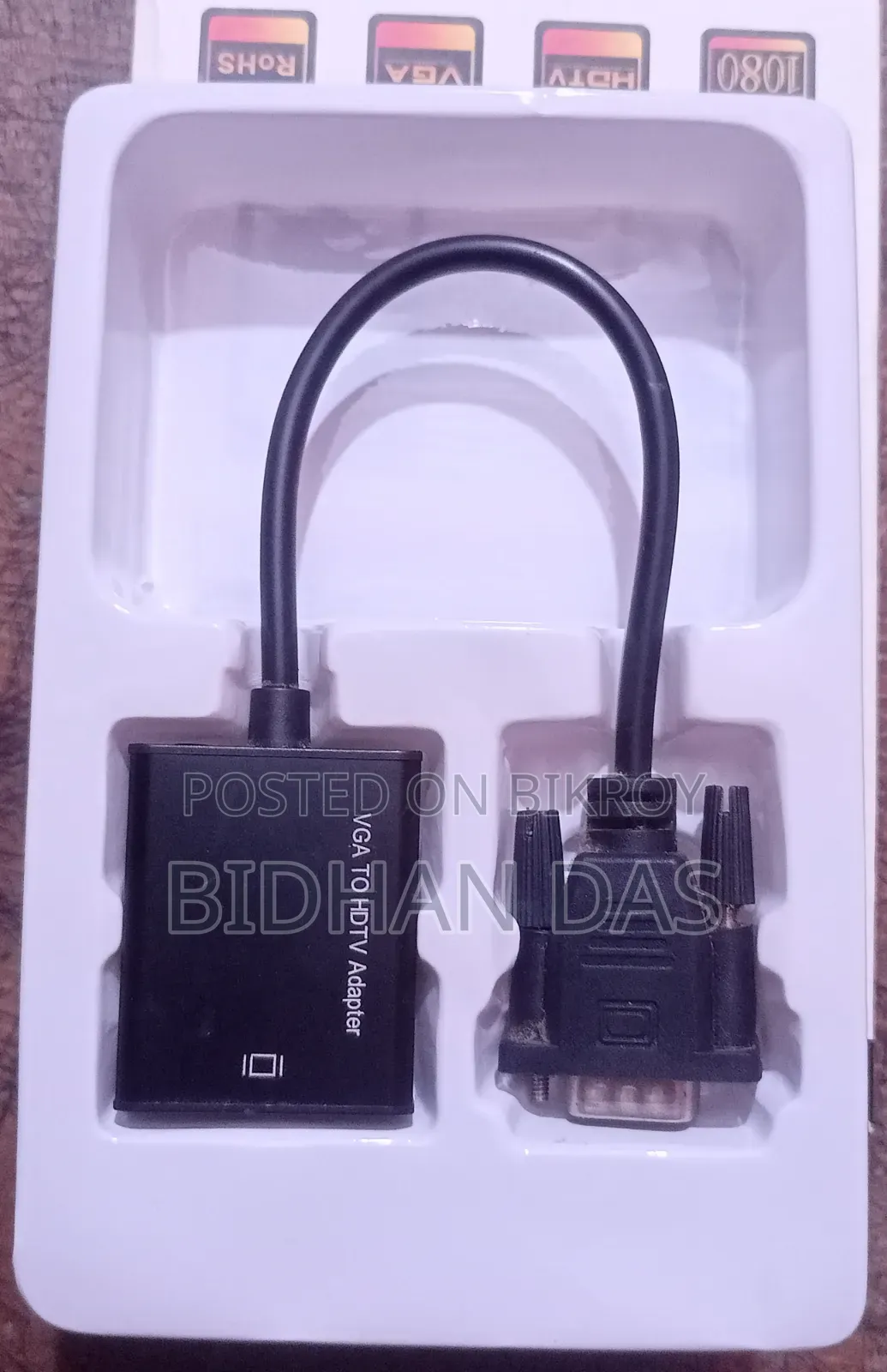 VGA to HDMI converter cable adapter with audio