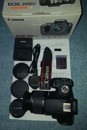 Canon 2000D Full HD Wi-Fi DSLR + Kit Lens