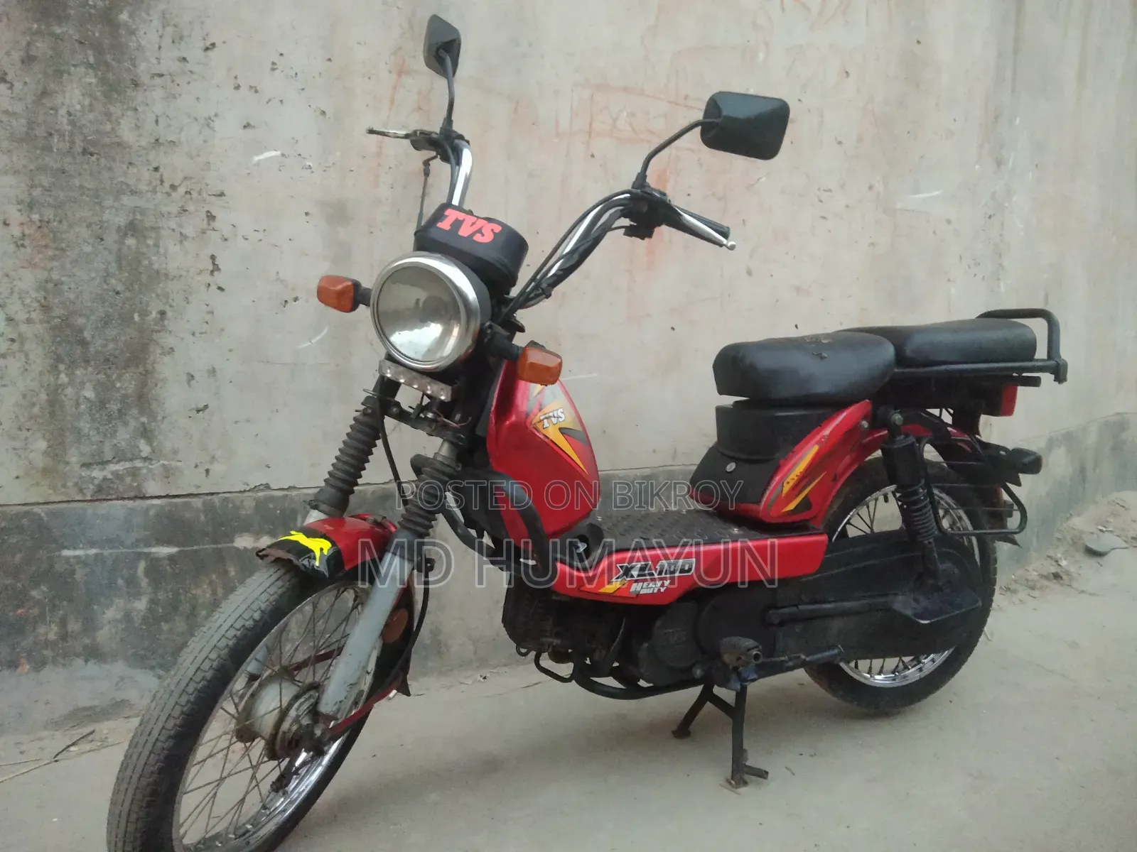 টিভিএস এক্সএল ১০০ ২০২২ লাল