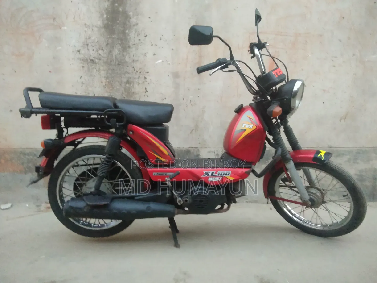 টিভিএস এক্সএল ১০০ ২০২২ লাল