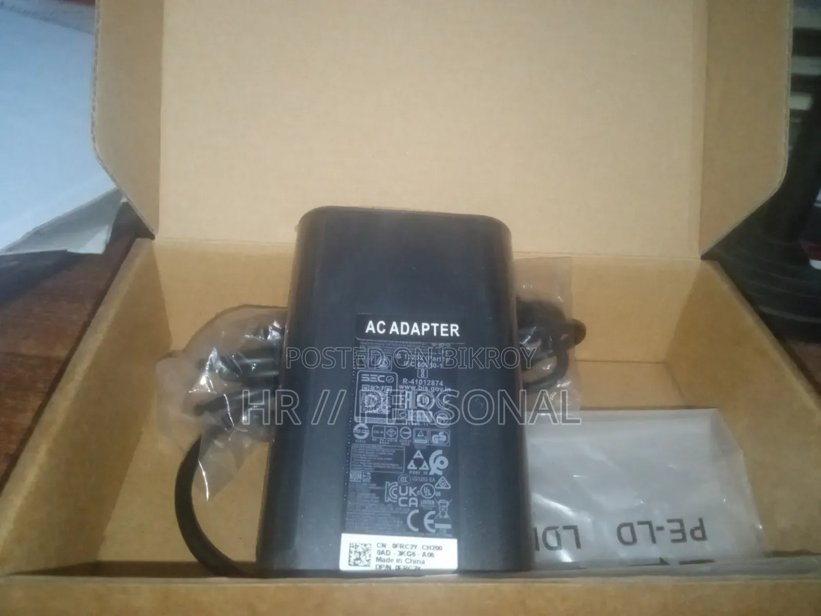 Laptop Power Charger Adapter 65W Small Port for Dell