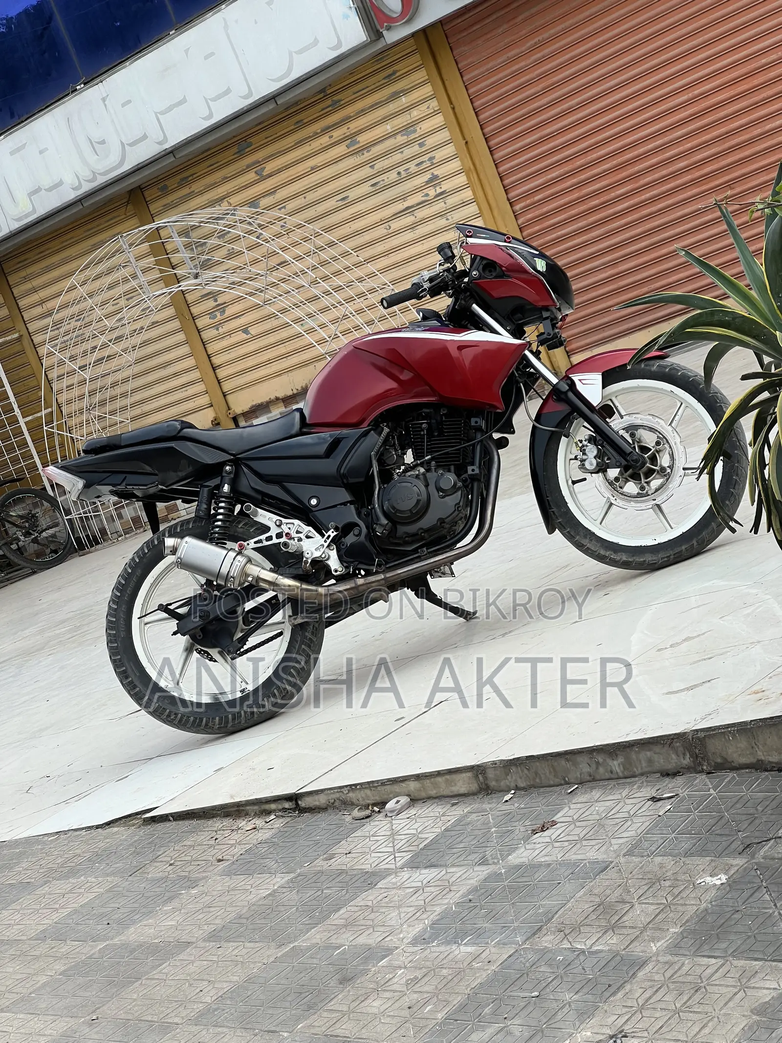 TVS Apache RTR 160 2V 2014 Red