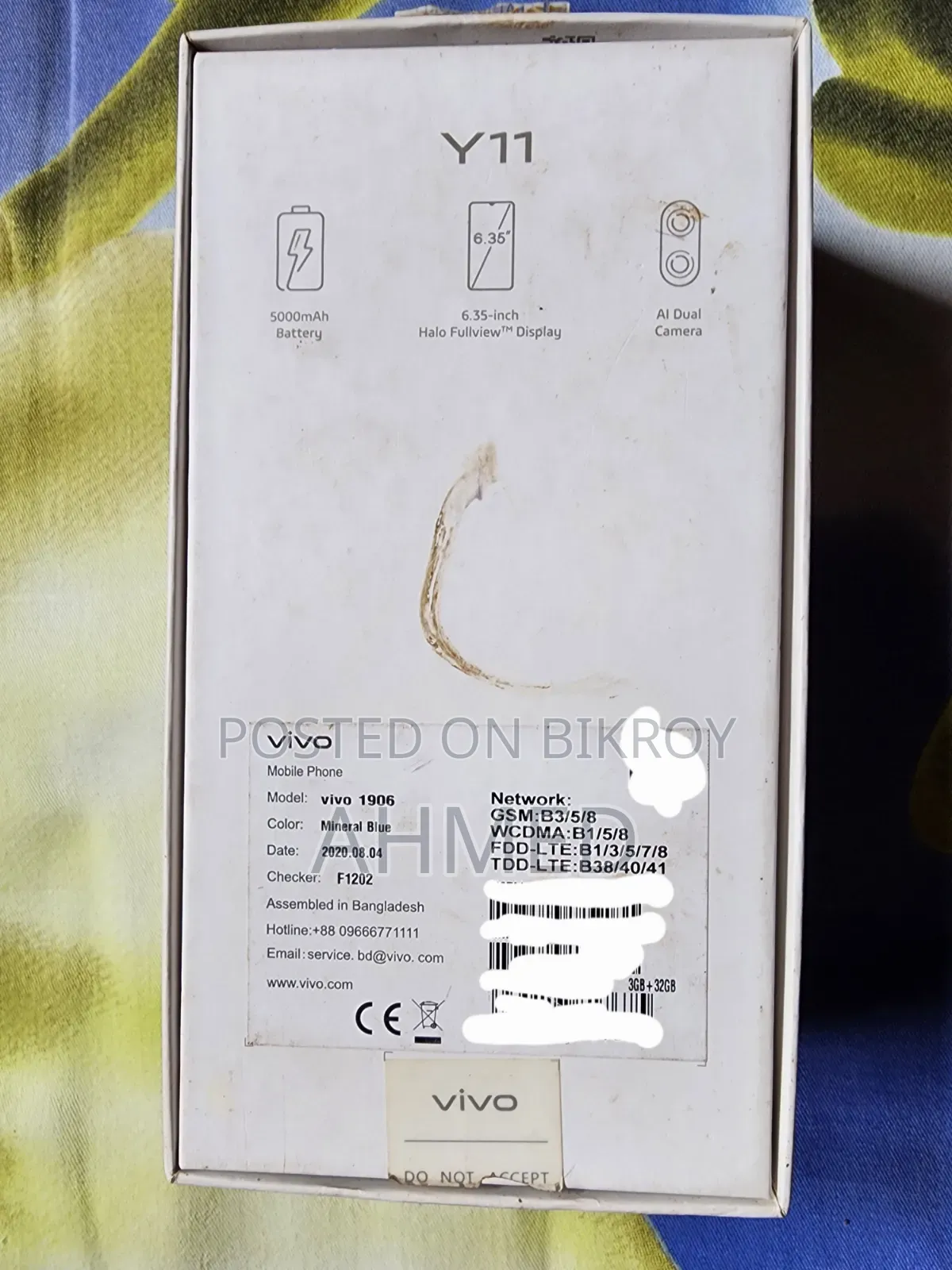 Vivo Y11 32 GB Blue