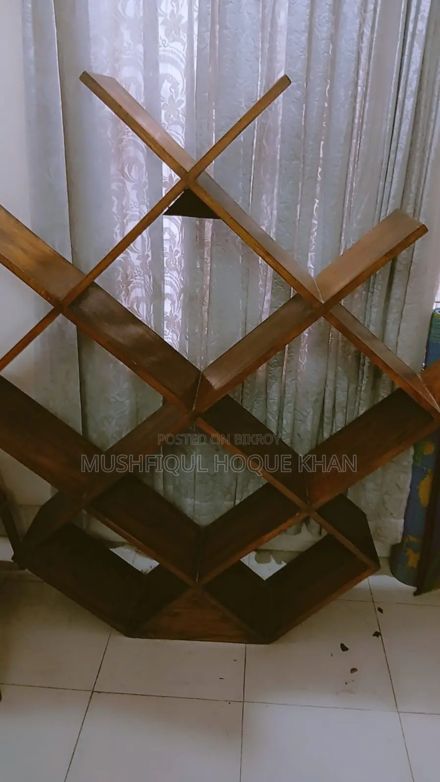 Wooden Bookshelf