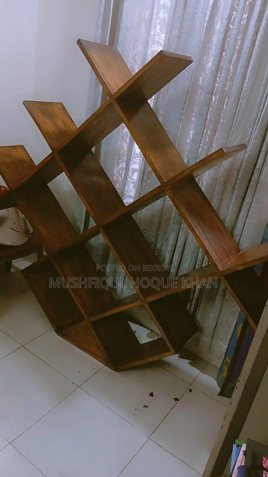 Wooden Bookshelf