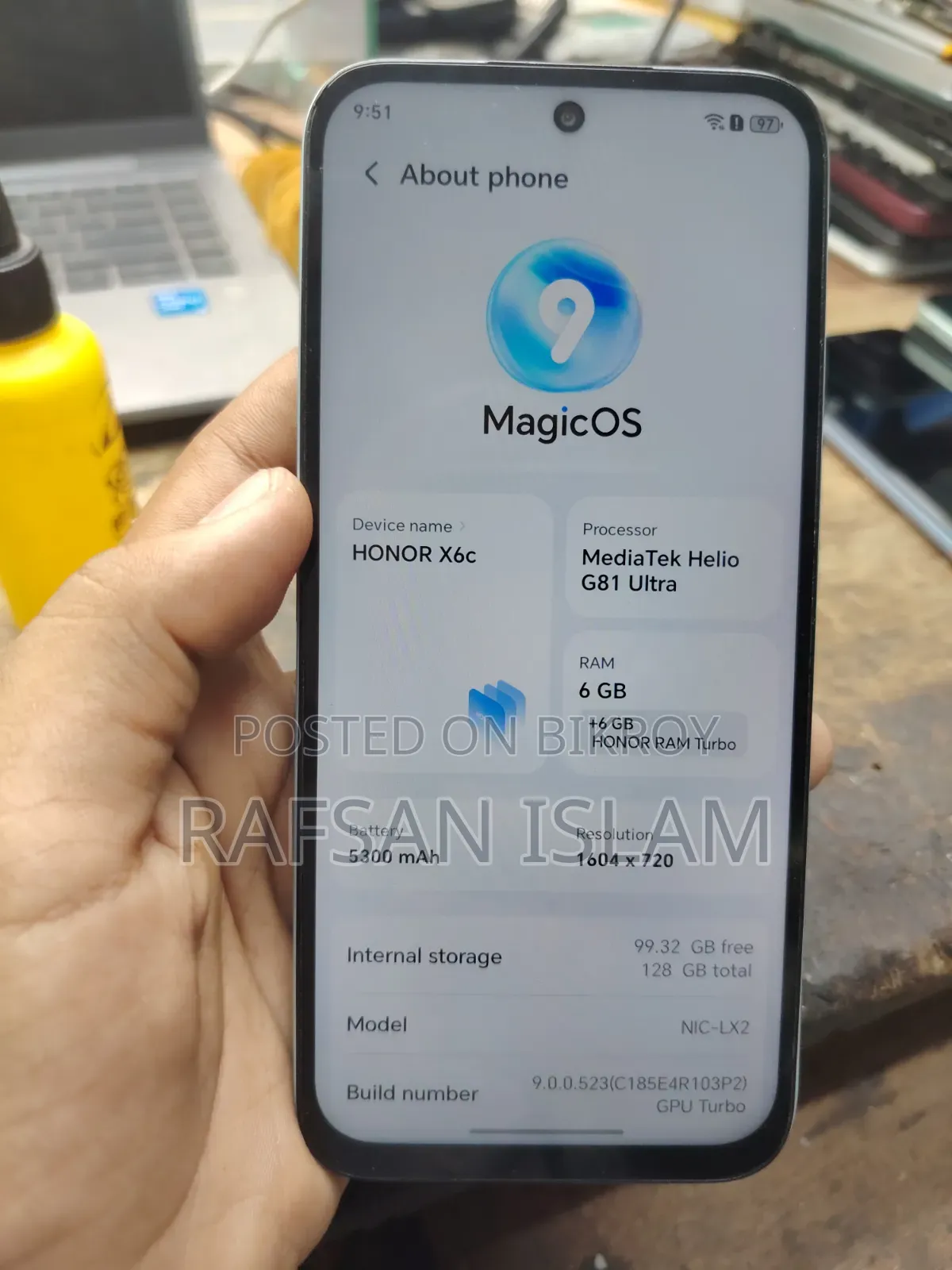 নিউ অনার এক্স৬সি ১২৮ জিবি গ্রিন