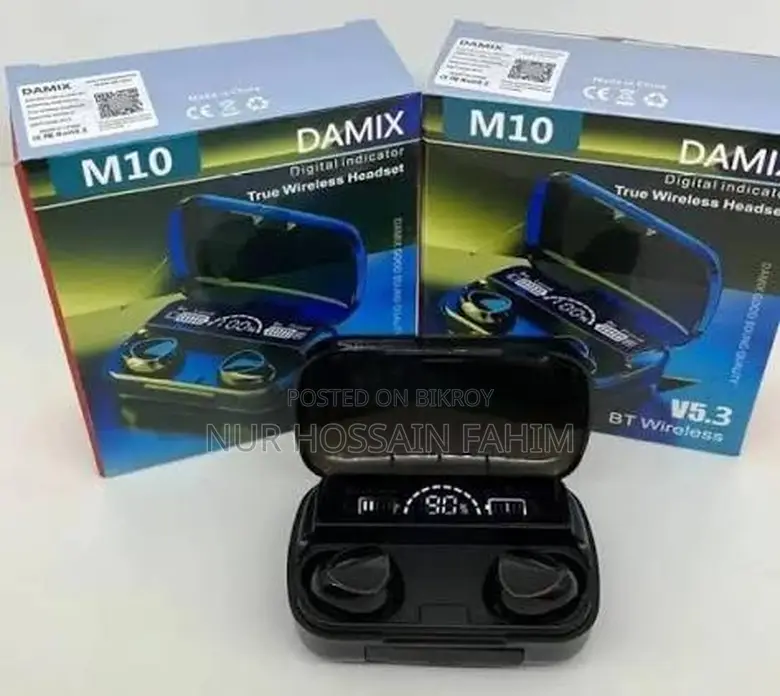 Damix M10 TWS Wireless Bluetooth Earbuds