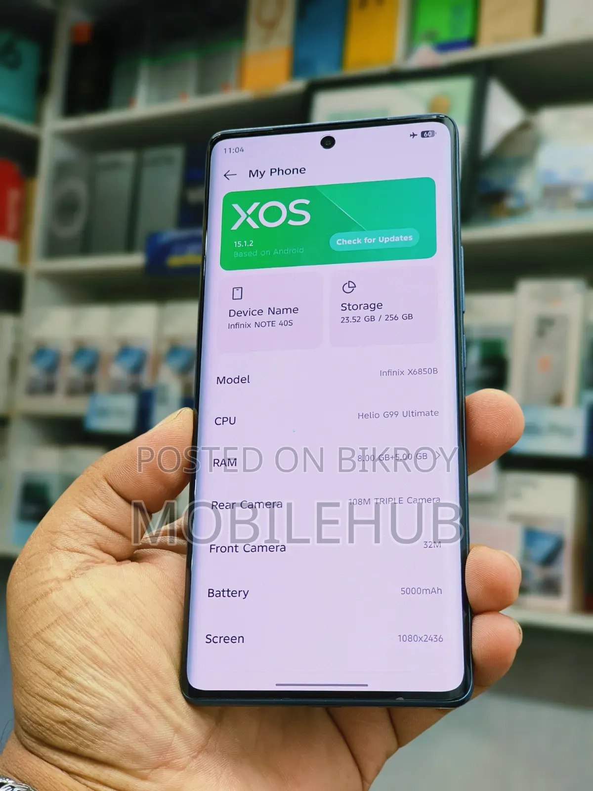 Infinix Note 40S 256 GB Black
