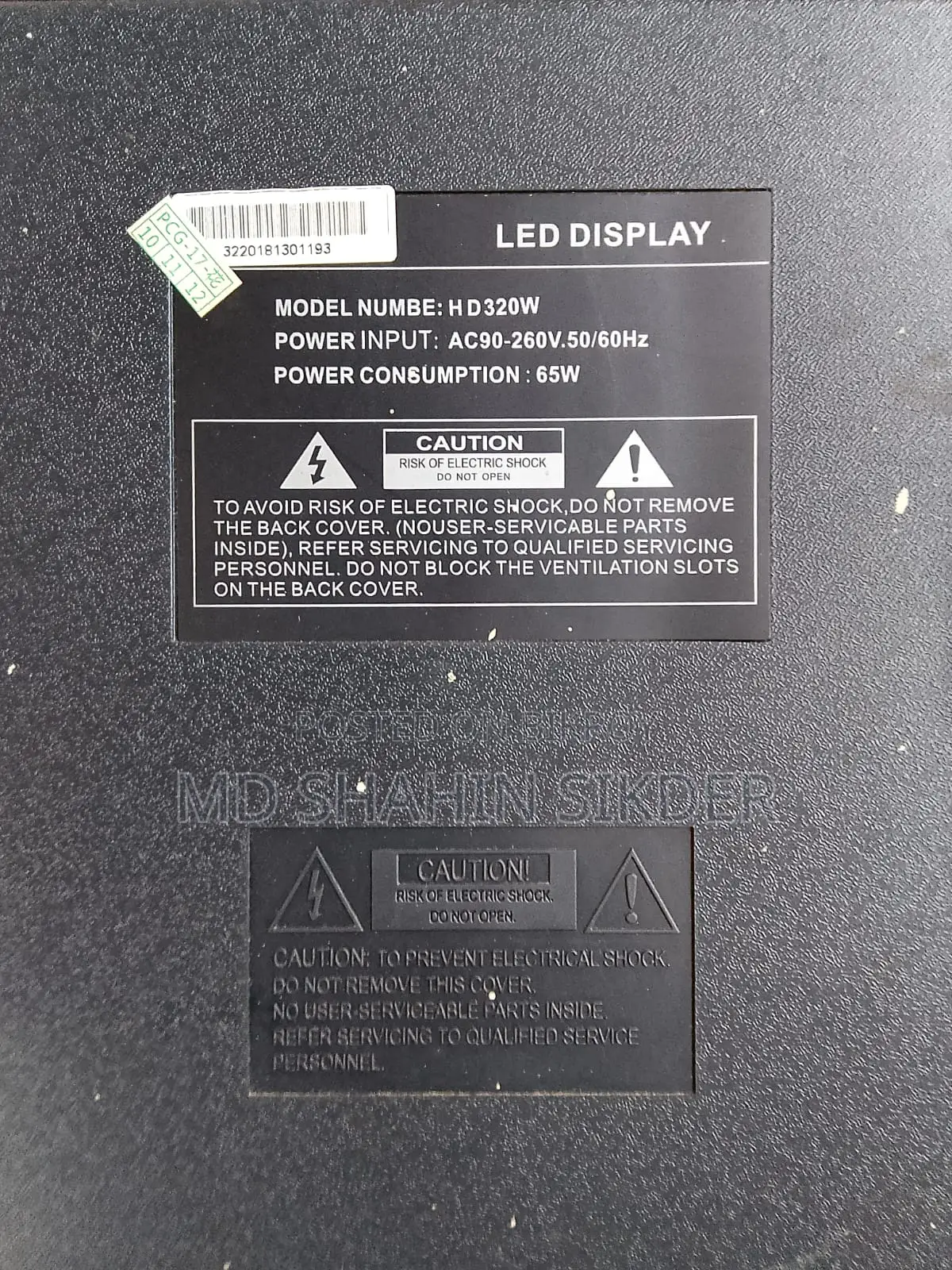 STAREX 32" Wide LED TV/Monitor