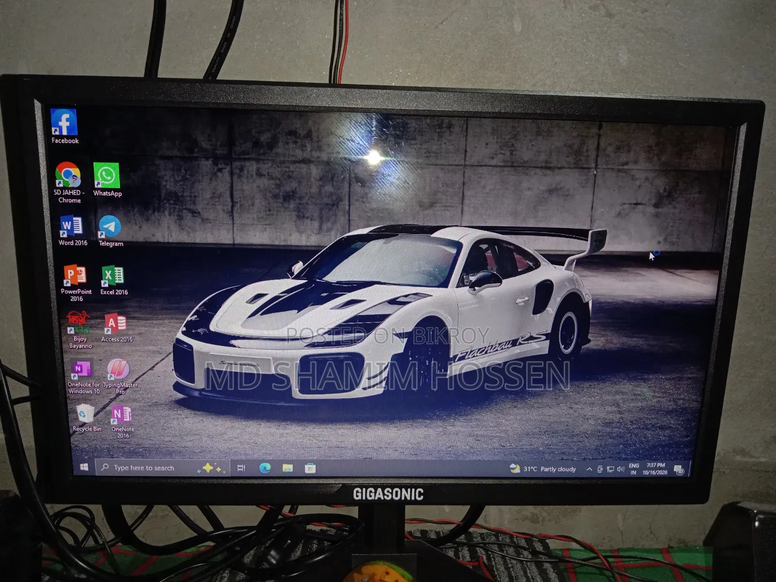 Desktop Computer 4GB Intel Core i3 SSD 128GB