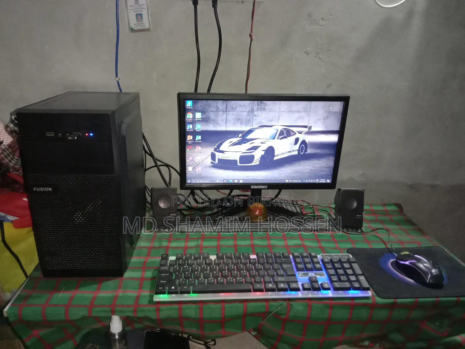Desktop Computer 4GB Intel Core i3 SSD 128GB