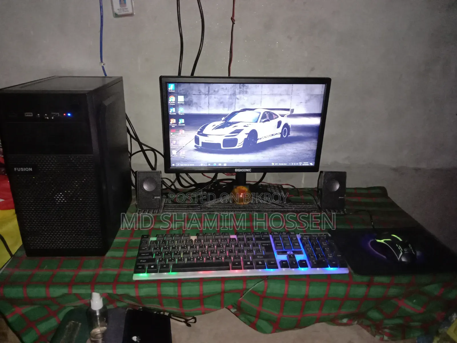 Desktop Computer 4GB Intel Core i3 SSD 128GB