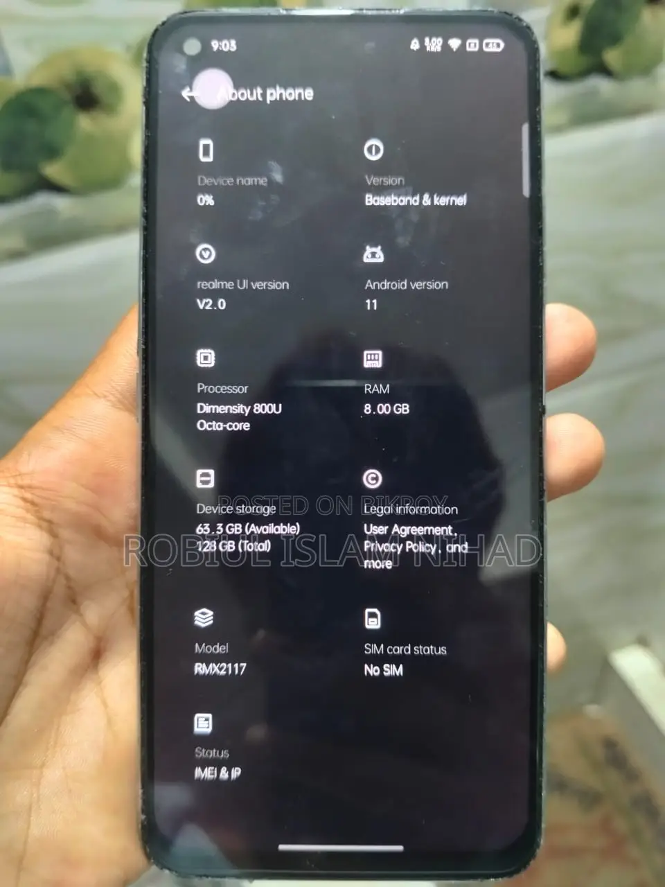 Realme Narzo 128 GB Silver