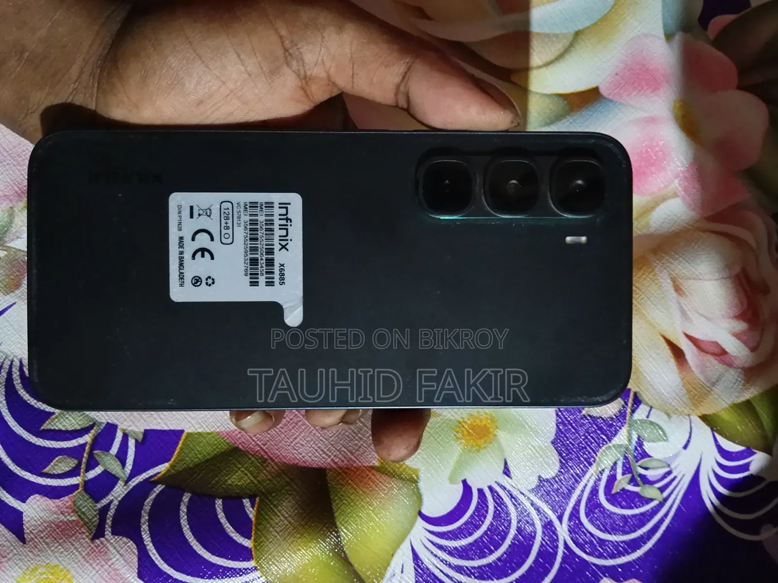 ইনফিনিক্স হট ৬০ প্রো ১২৮ জিবি কালো