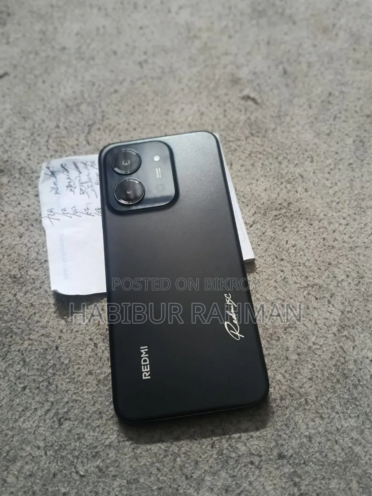 শাওমি রেডমি ১৫সি ১২৮ জিবি ব্ল্যাক