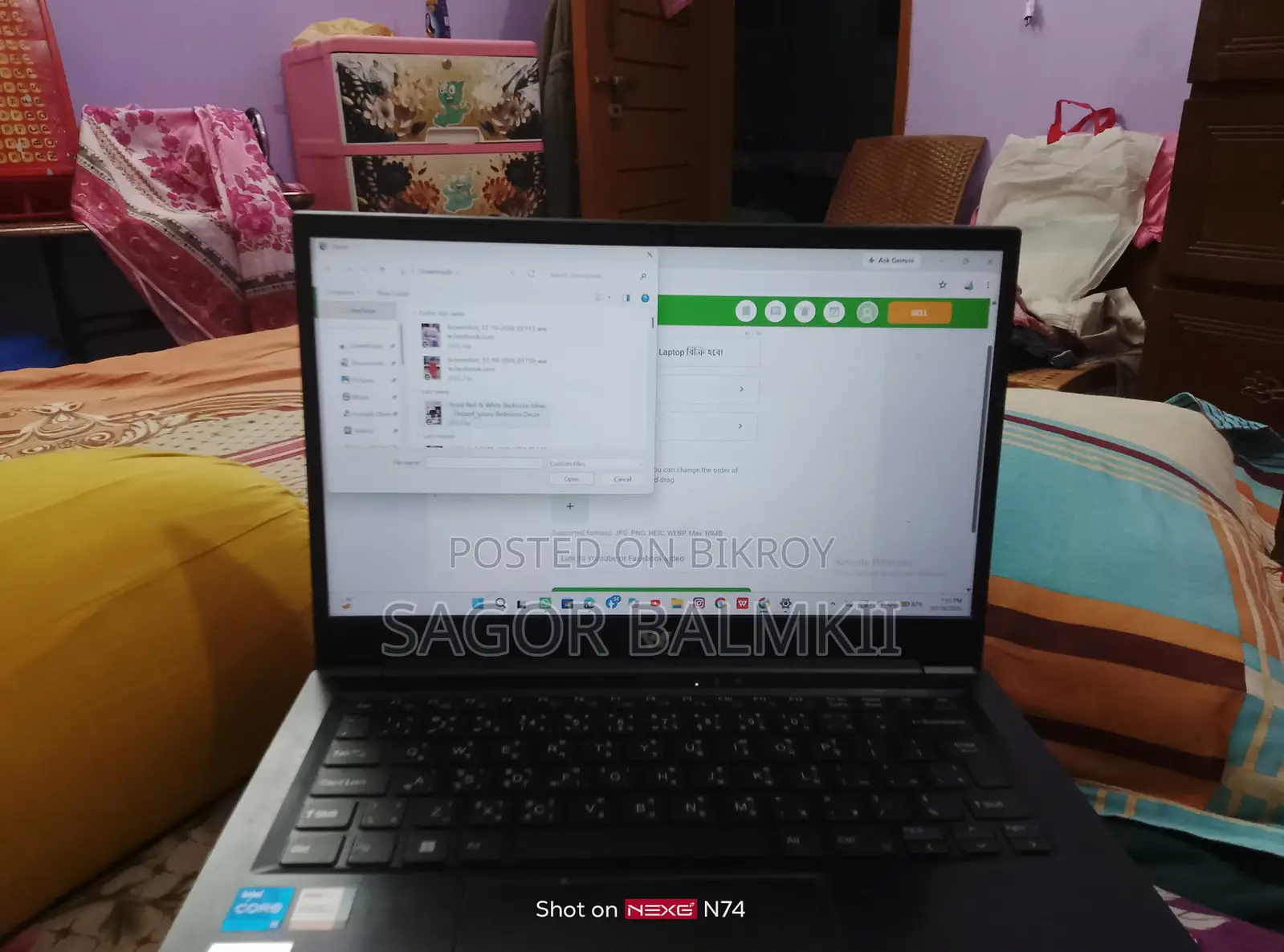 Laptop 8GB Intel Core i5 SSD 512GB