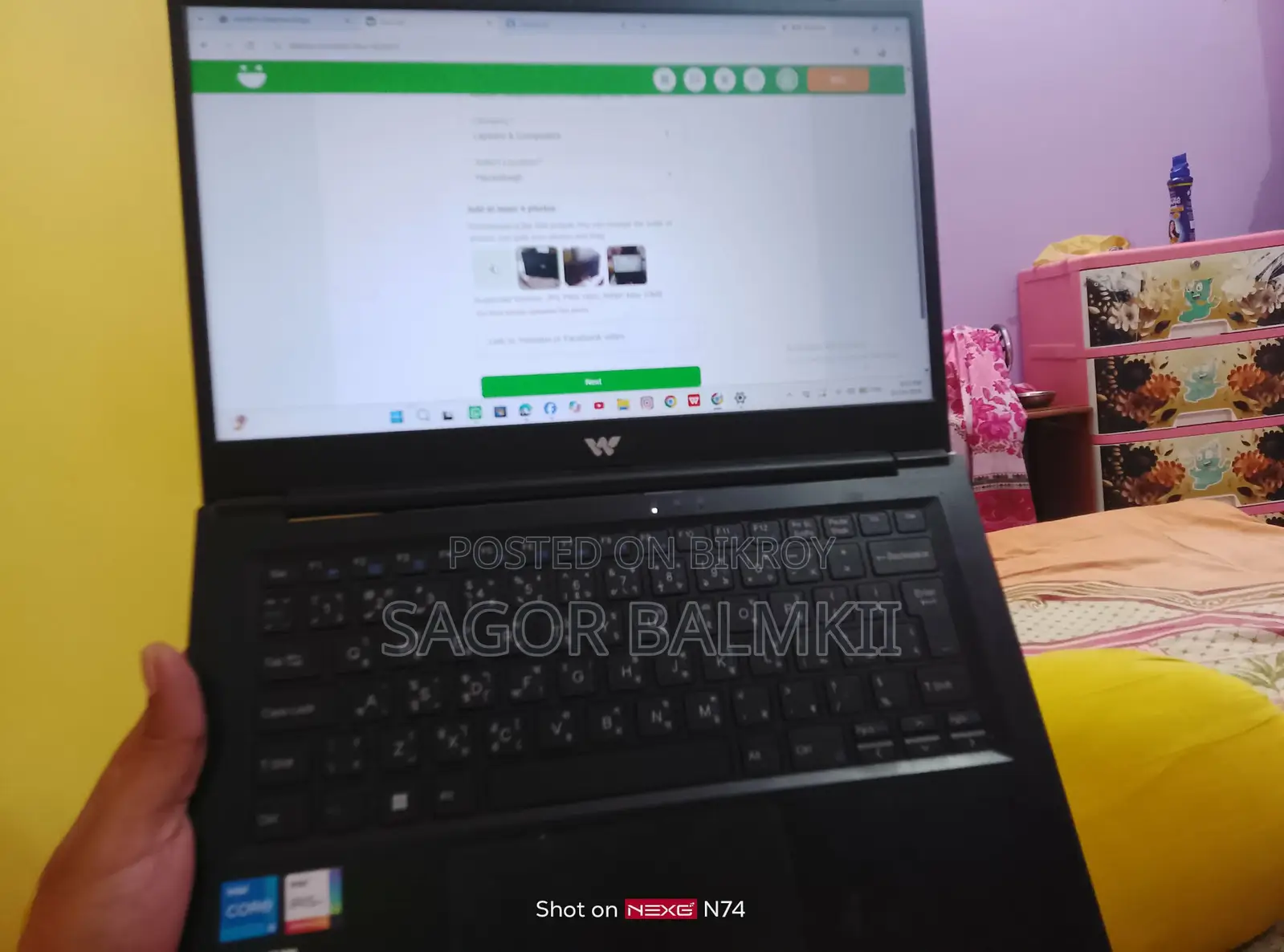 Laptop 8GB Intel Core i5 SSD 512GB