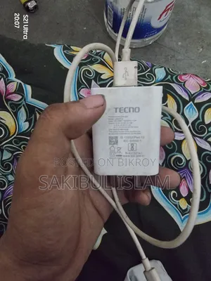 Tecno 33W Fast Charger. Original Phone Charger.