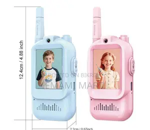 Video W.alkie T.alkies for Kids, Handheld 2 Pack Rechargeable Video In