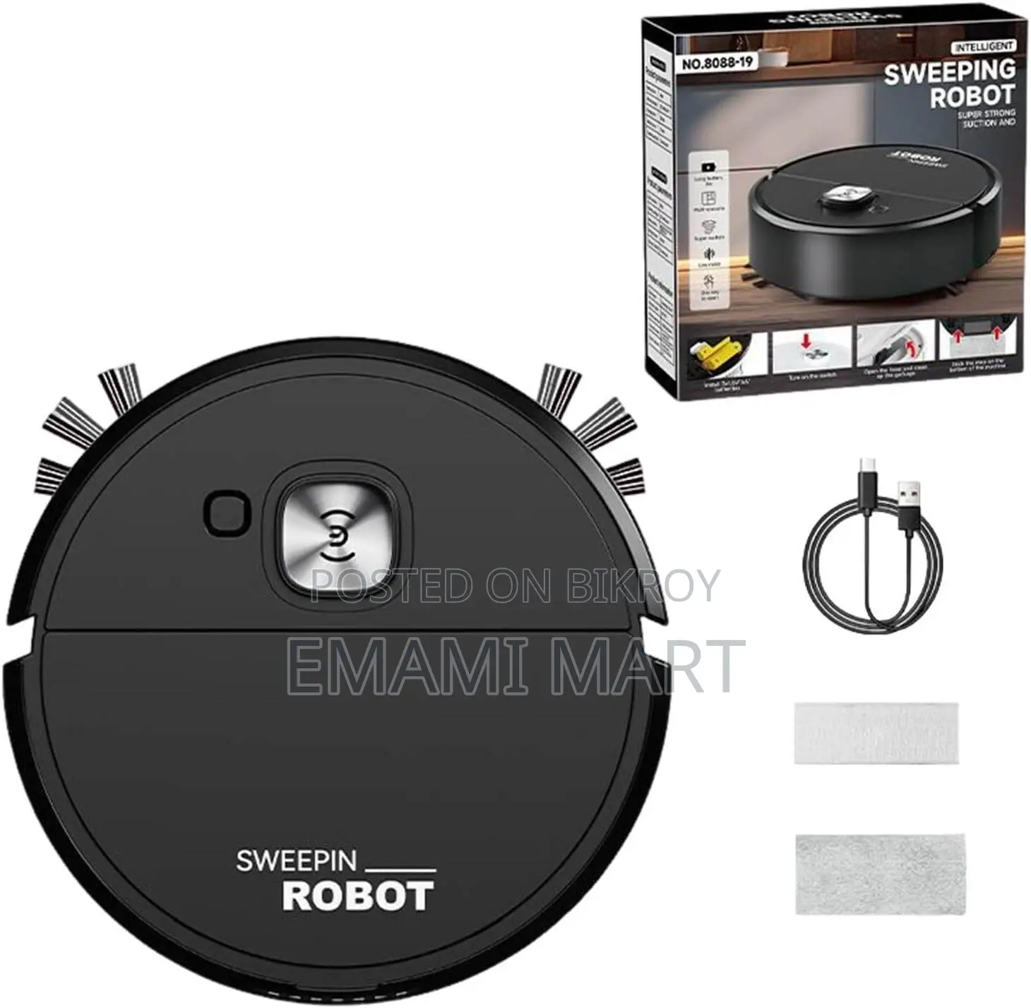 Automatic Floor Cleaning Device with Intelligent Navigation System