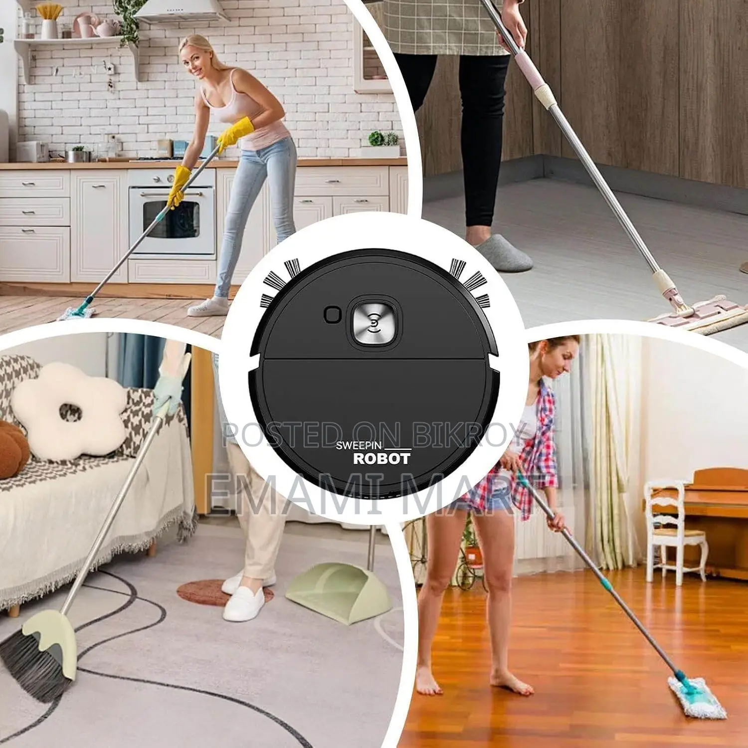 Automatic Floor Cleaning Device with Intelligent Navigation System