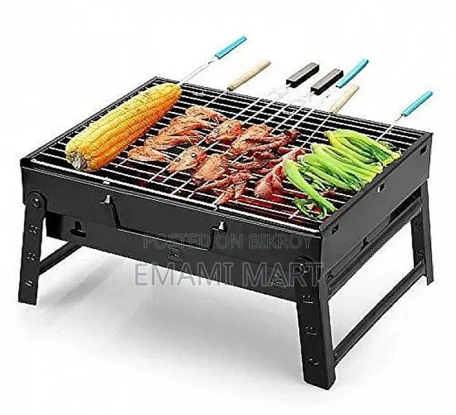 BAHELS Foldable Portable Charcole BBQ Grill, Stainless Steel Barbecue
