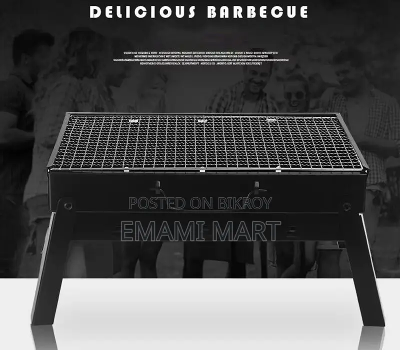 BAHELS Foldable Portable Charcole BBQ Grill, Stainless Steel Barbecue
