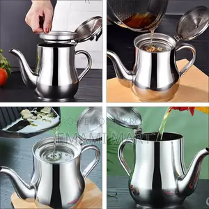 500ml Stainless Steel Oil Tank Large Capacity Oil Bottle Kitchen Oil F