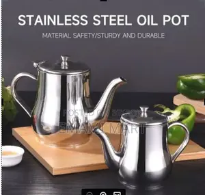 Big Size Stainless Steel Teapot with Filter Kitchen Oil Filter Pot Liq