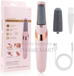 Electric Foot File, USB Rechargeable Feet Callus Remover with 2 Speed 