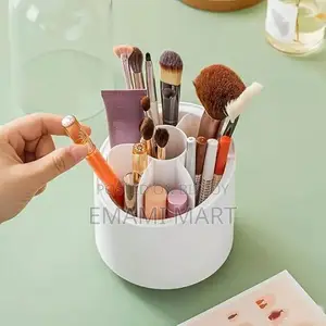 AG E-Com Makeup Brush Case, Makeup Brush Holder with lid