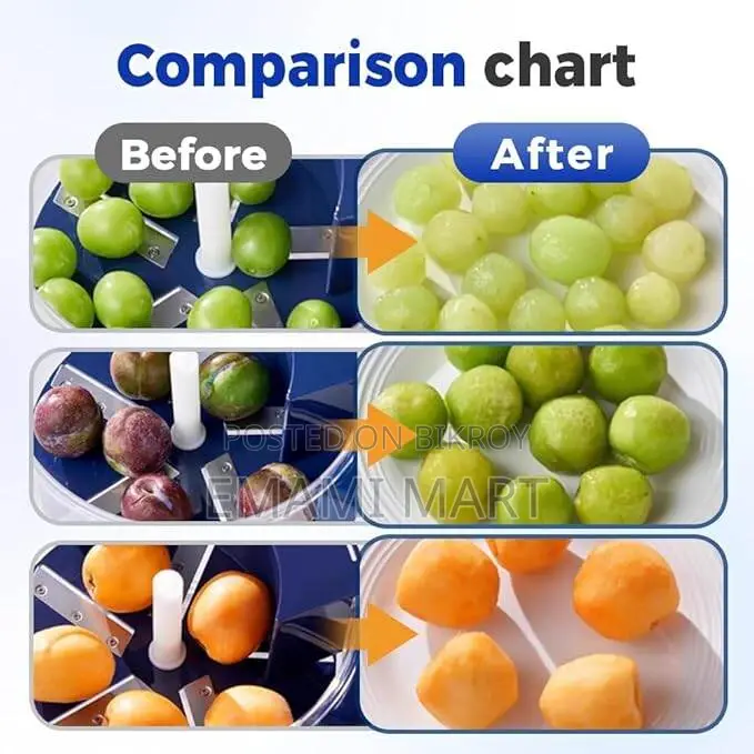 Electric Grape & Garlic Peeling Machine – Automatic Small Fruit Peeler