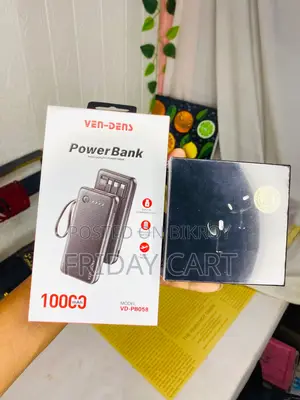 Ven Dens 10000mAh Power Bank – Portable Fast Charging