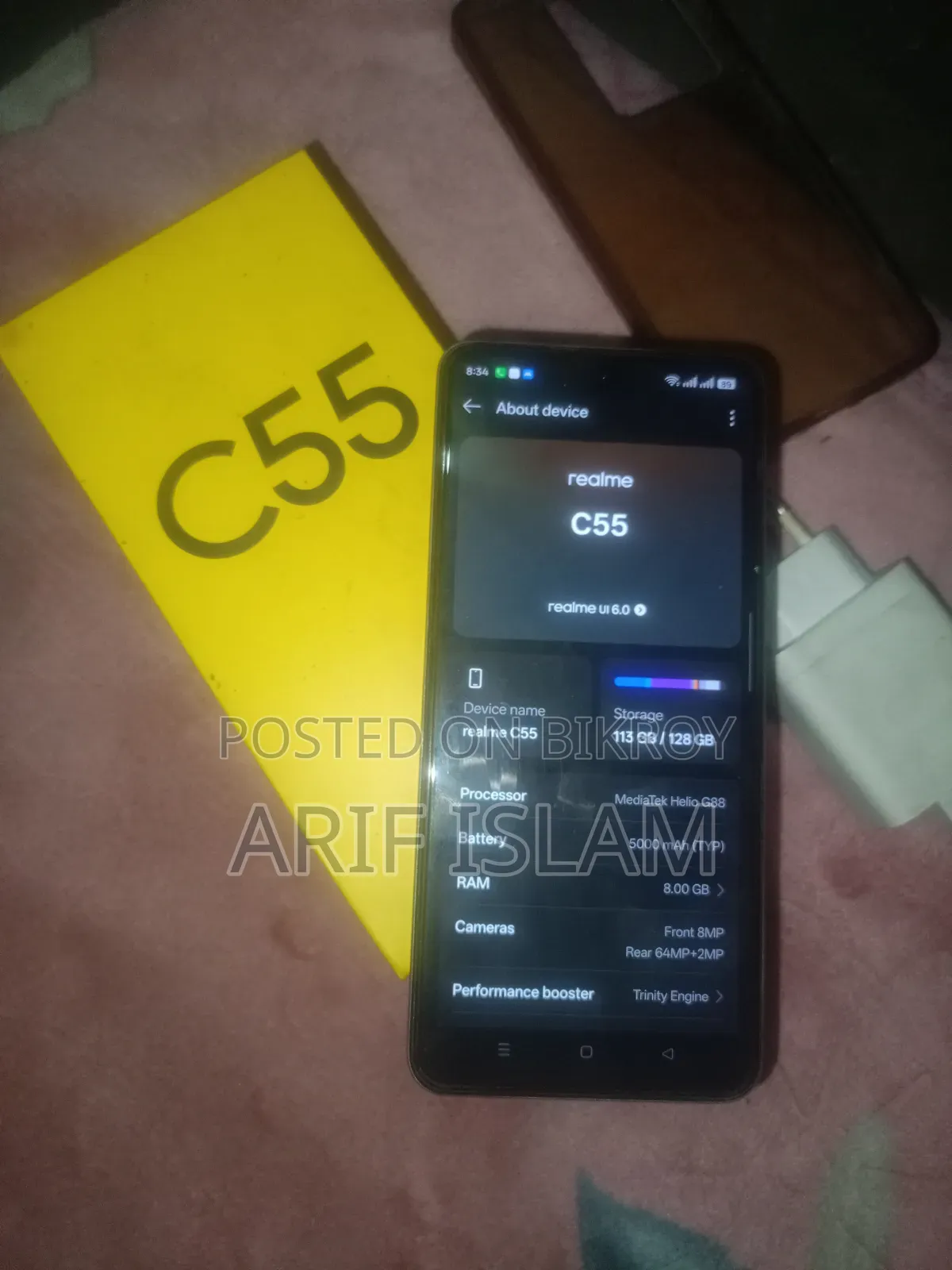 Realme C55 128 GB Silver