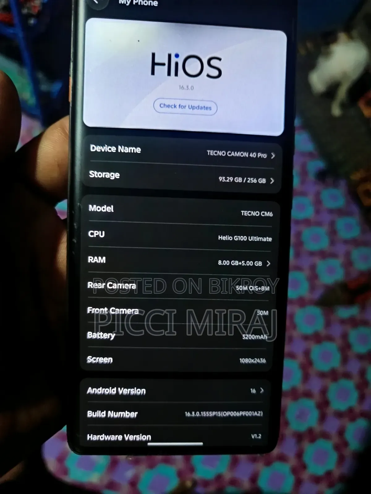Calus 256 GB Gray