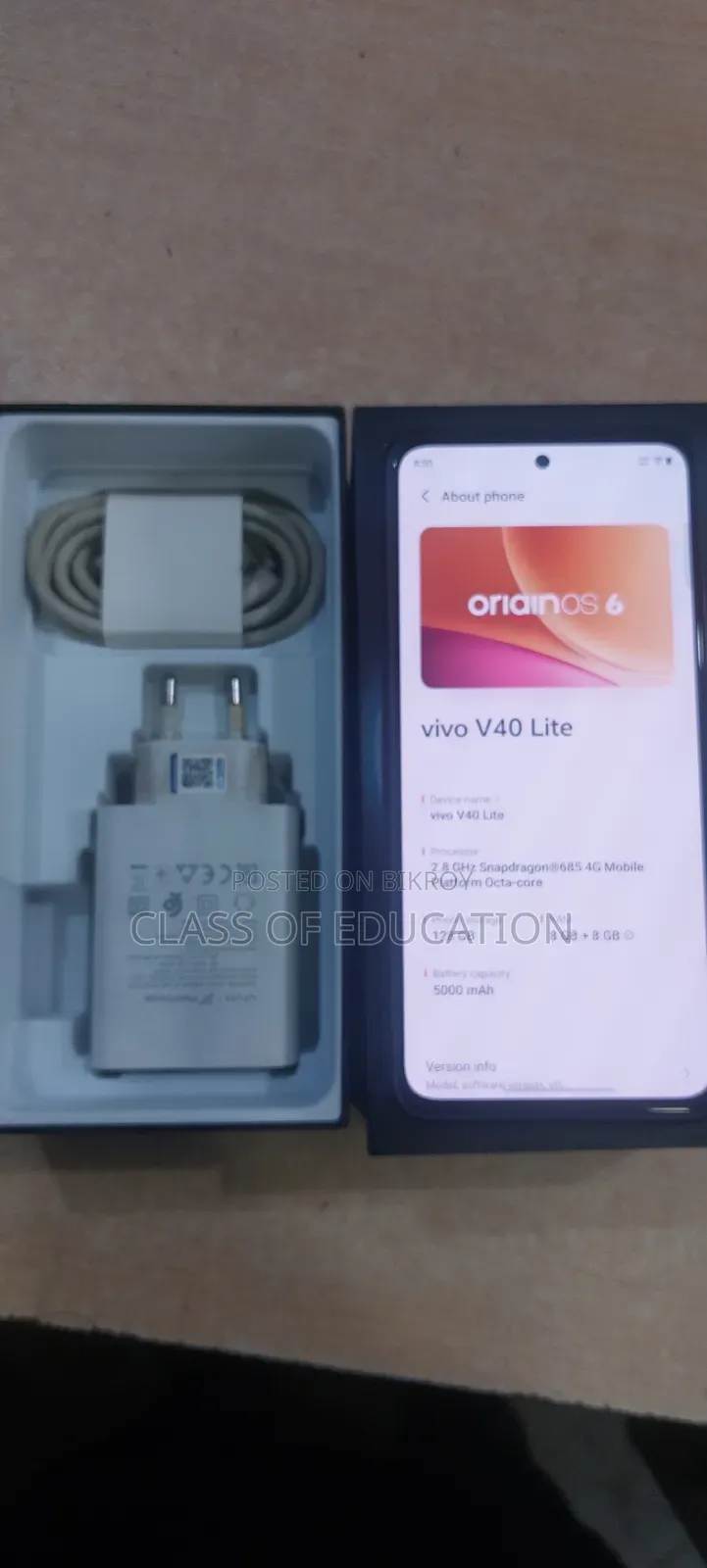 Vivo V40 Lite 256 GB Silver