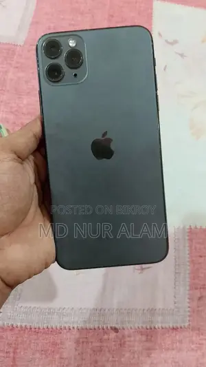 নিউ অ্যাপল আইফোন ১১ প্রো ম্যাক্স ৬৪ জিবি ব্ল্যাক